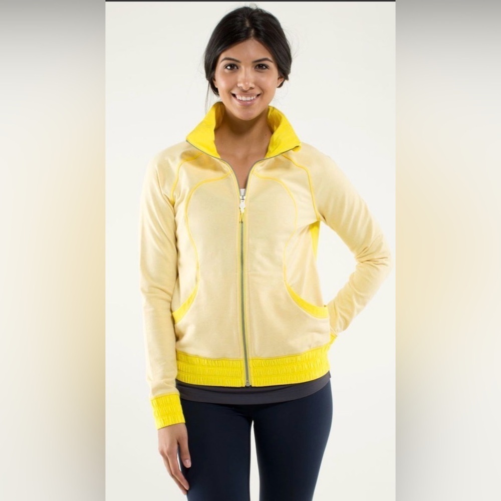 Lululemon Blissed Out Jacket - Sizzle Yellow